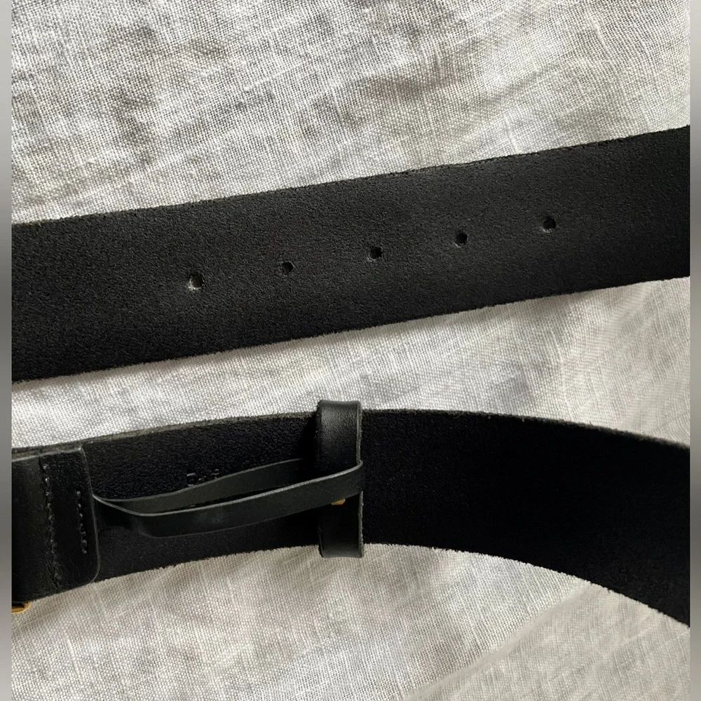 GUCCI feline head, leather belt, size 34, womens - Picture 5 of 7